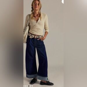 Free People We The Free Alia Wide-Leg Jeans. NWT. Hawthorne